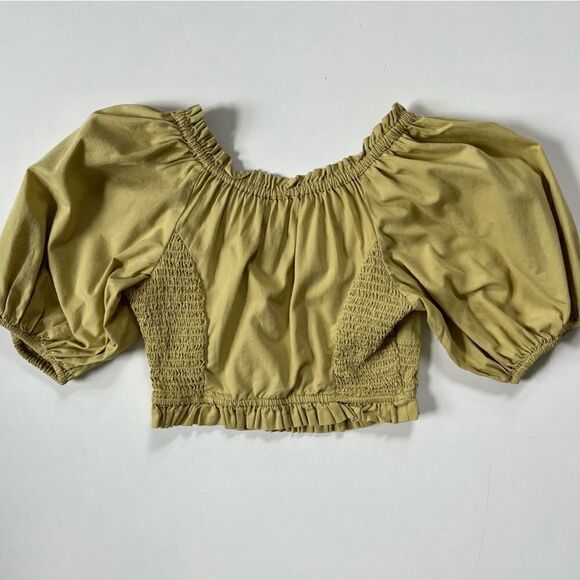 Free People *LIGHT GREEN Reaching For The Sun Top XS - Picture 10 of 10